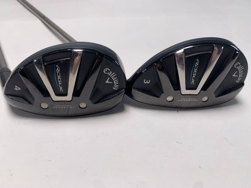 Callaway Rogue 3 & 4 Hybrid Set 19* 21* UST Mamiya Recoil ES 760 F3 Regular RH