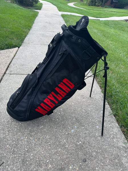 Nike Stand Golf Bag Used Maryland Terrapins Alternate logo