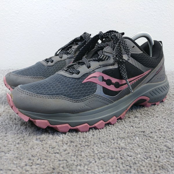 Saucony Excursion TR16 Womens Size 9 WIDE Running Shoes Gray Trail Sneakers