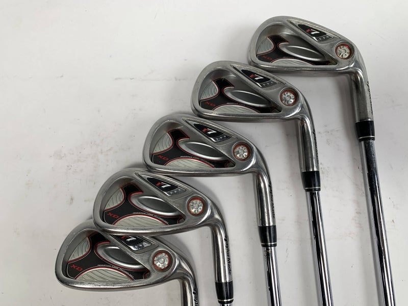TaylorMade R7 XD Iron Set 5-9 T-Step 90 Uniflex Steel Mens RH