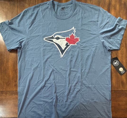Toronto Blue Jays  47 Brand T-Shirt  Adult XXL NWT