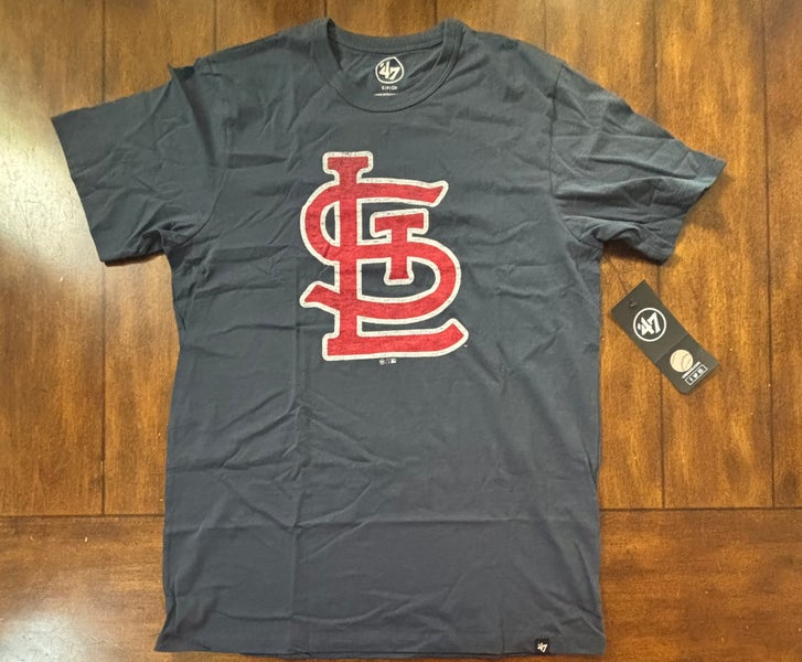 St. Louis Cardinals Navy 47 Brand T-Shirt  Adult Small