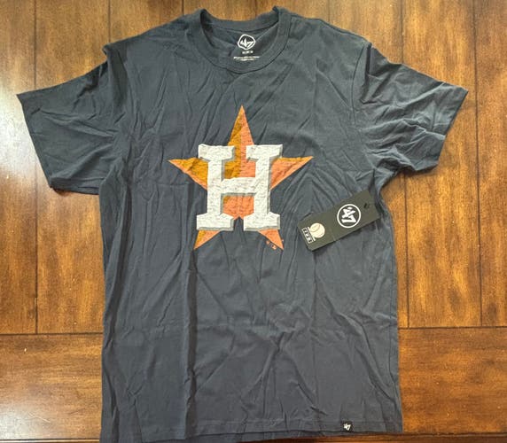 Houston Astros Fall Navy 47 Brand T-Shirt  Adult Medium