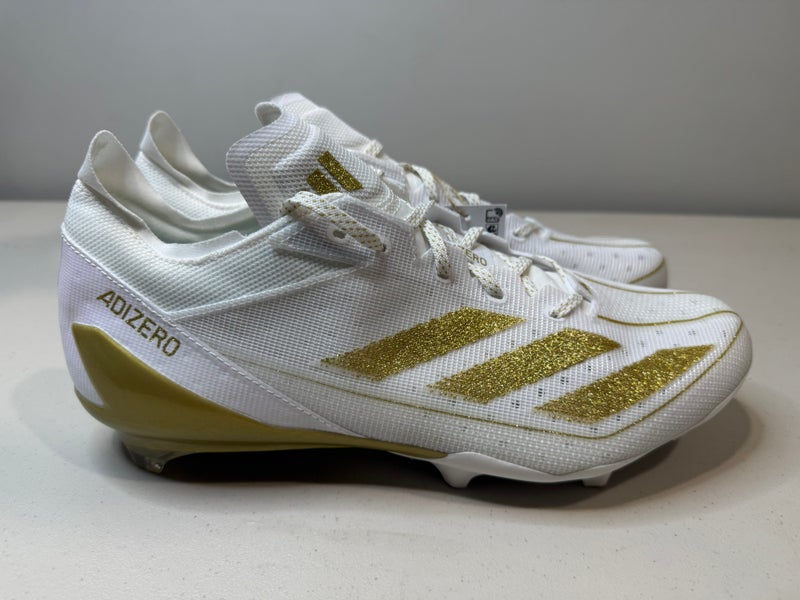 Size 13 Men’s Adidas Adizero Electric Football Cleats Metallic Gold