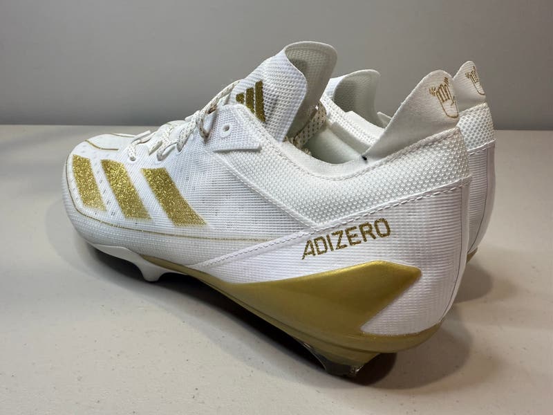 Size 13 Men's Adidas Adizero Electric Football Cleats Metallic