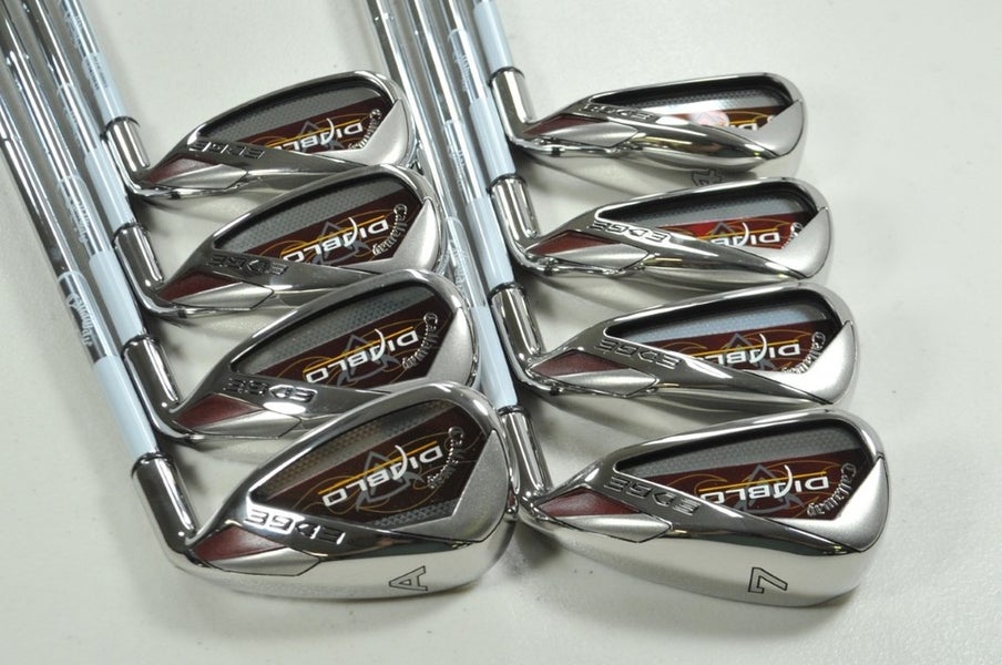 Callaway Diablo Edge 4-PW,AW Iron Set Uniflex Right Steel NEW! NOS  # 198200