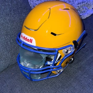 Yellow Riddell SpeedFlex Helmet