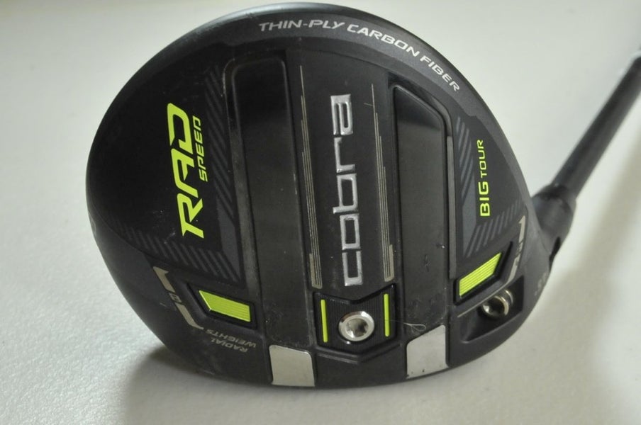 LEFT HANDED Cobra Radspeed Big Tour 3-14.5* Fairway Wood X Stiff Graphite 191340