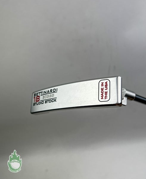Used RH 2021 Bettinardi Studio Stock 18 303SS 35.5" Putter Steel Golf Club