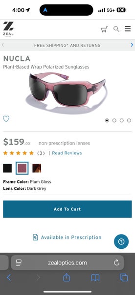 Zeal Sunglasses (New)