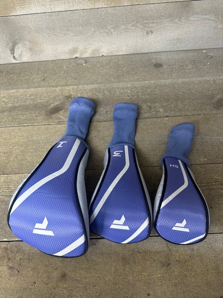 Top Flite Women’s XL Ti Golf Club Head Covers 1 3 Wood 5 Hybrid Lavender New