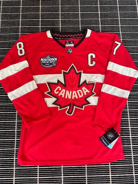 Four Nations Sidney Crosby Game Worn Jersey Sidney Crosby Nations