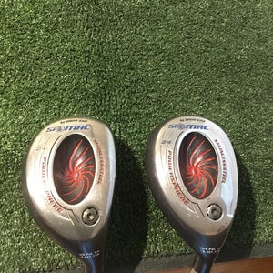 Simon Golf Siomac Powersphere Hybrids Set (21* H & 24* H) Mens Flex Graphite