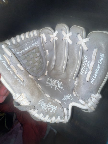 Rawlings Highlight Series 10.5” Youth Baseball Glove – Basket Web – RHT