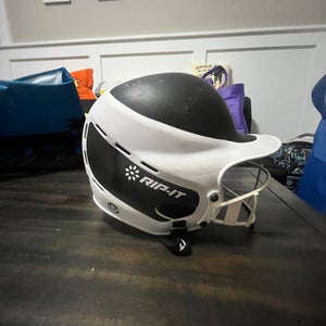 RIP-IT Black & White Softball Helmet – Youth Girls