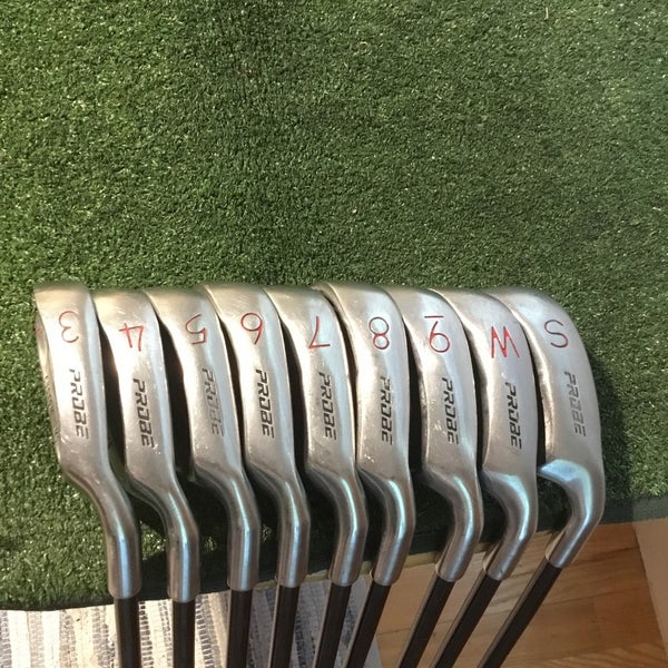 Probe Golf 20/20 Custom MS Irons Set (3-PW-SW) Stiff Comp Pro Graphite Shafts