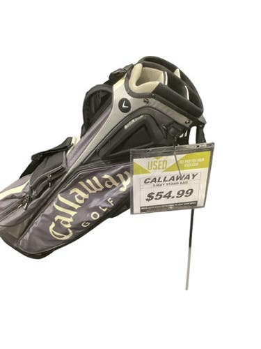 Used Callaway 5 WAY STAND BAG Mens Stand Bag Black 11347-S000251149