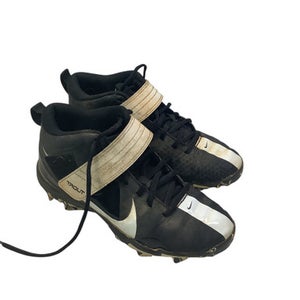 Used Nike 2016 TROUT MID BB/SB Cleats Black Junior 05.5 11347-S000251113