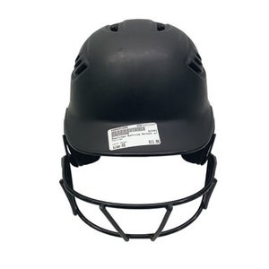 Used Rawlings Batting Helmet w/Mask Black One Size 11347-S000251095