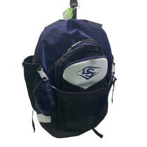 Used Louisville Slugger 2 BAT BACK PACK BB/SB Player Backpack Black And Navy Blue 11347-S000251060