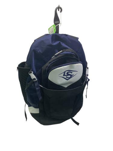 Used Louisville Slugger 2 BAT BACK PACK BB/SB Player Backpack Black And Navy Blue 11347-S000251060