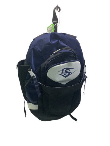 Used Louisville Slugger 2 BAT BACK PACK BB/SB Player Backpack Black And Navy Blue 11347-S000251060