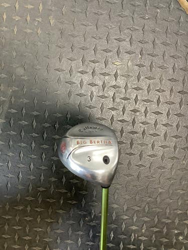 Used Callaway BIG  BERTHA Mens Fairway Wood RH 3 Wood 11479-S000398639