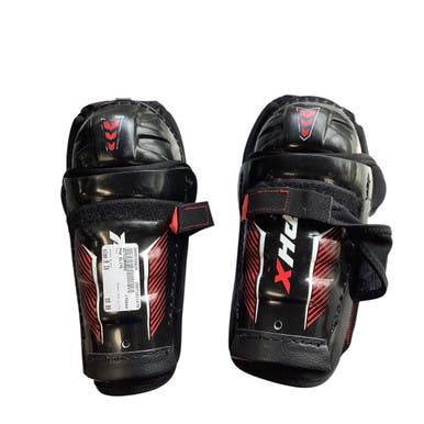 Used Phx PHX ELITE Youth Shin Guards Black 9" 11479-S000398625