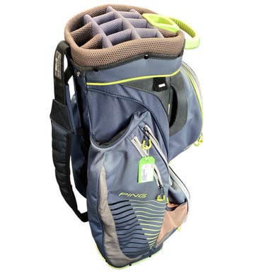 Used Ping TRAVERSE Mens Cart Bag Navy Blue 11479-S000398617