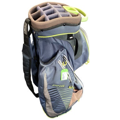 Used Ping TRAVERSE Mens Cart Bag Navy Blue 11479-S000398617