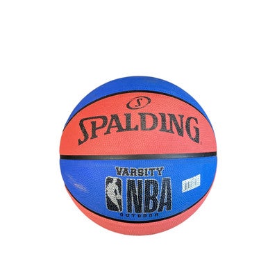 Used Spalding VARSITY Basketball Adult Outdoor Royal Blue And Red 11479-S000398602