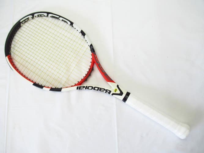 *USED* 2008 BABOLAT AERO STORM CORTEX TENNIS RACQUET (4 3/8) FROM A COLLECTOR