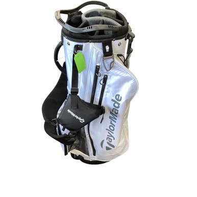Used Taylormade 8 WAY STAND BAG Mens Stand Bag White 11479-S000398665