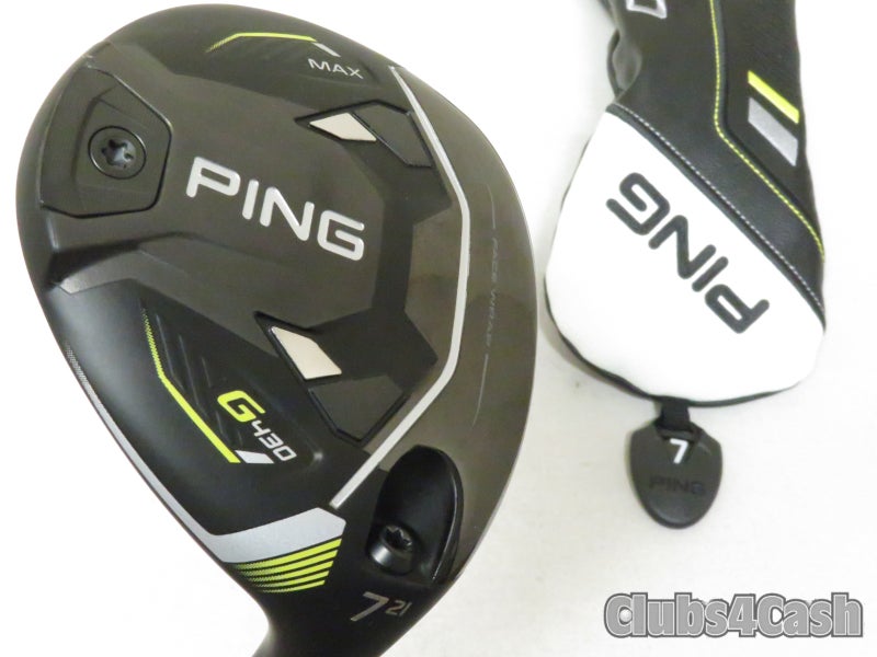 PING G430 Max Fairway 21  7 Wood Mitsubishi Kai'Li White 70 Stiff +Cover  MINT