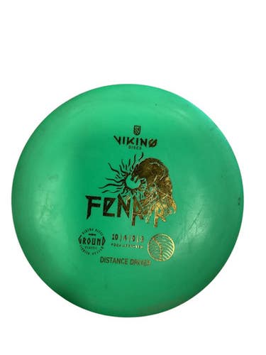 Used VIKING FENRIR Disc Golf Driver Green 11884-S000048782