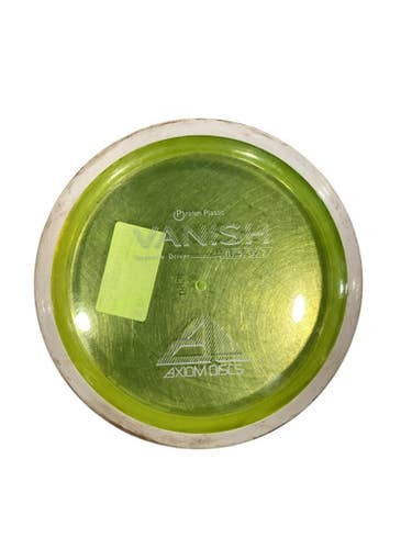 Used Axiom VANISH Disc Golf Driver Yellow 11884-S000048779