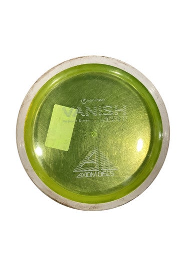 Used Axiom VANISH Disc Golf Driver Yellow 11884-S000048779