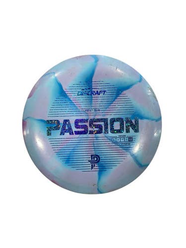 Used Discraft FIRST RUN PASSION Disc Golf Driver Carolina Blue 11884-S000048763