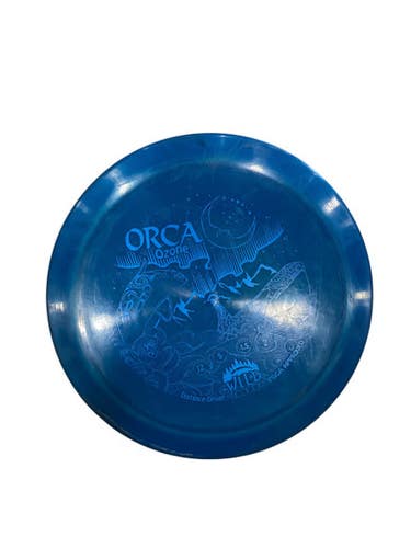 Used WILD DISCS ORCA Disc Golf Driver Royal Blue 11884-S000048758