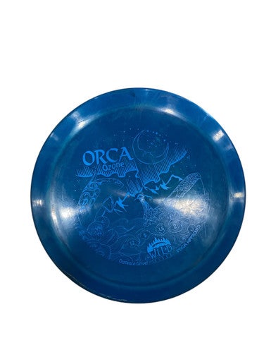 Used WILD DISCS ORCA Disc Golf Driver Royal Blue 11884-S000048758
