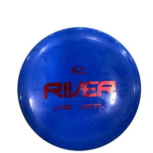 Used Latitude 64 GOLD ICE RIVER Disc Golf Driver Royal Blue 11884-S000048756