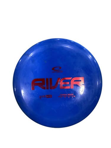 Used Latitude 64 GOLD ICE RIVER Disc Golf Driver Royal Blue 11884-S000048756