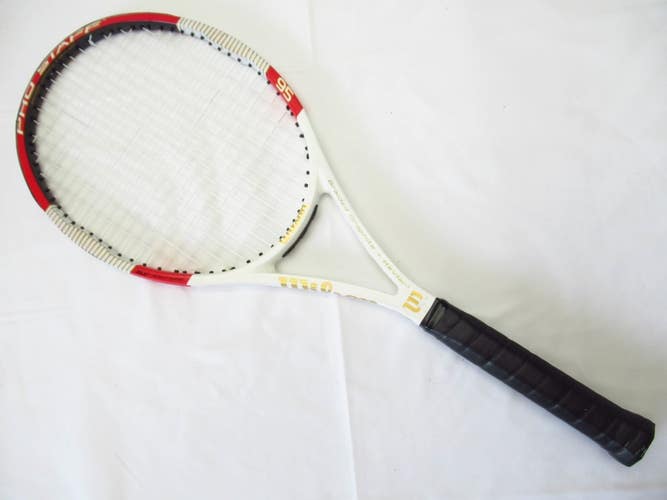 *USED* WILSON BLX PRO STAFF SIX ONE 95 TENNIS RACQUET (4 3/8) FROM A COLLECTOR