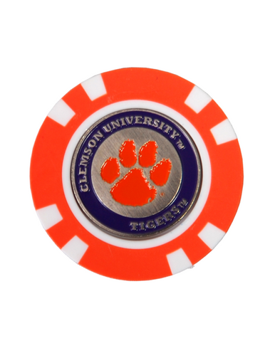 New CLEMSON POKER CHIP 11884-JMG44400-107