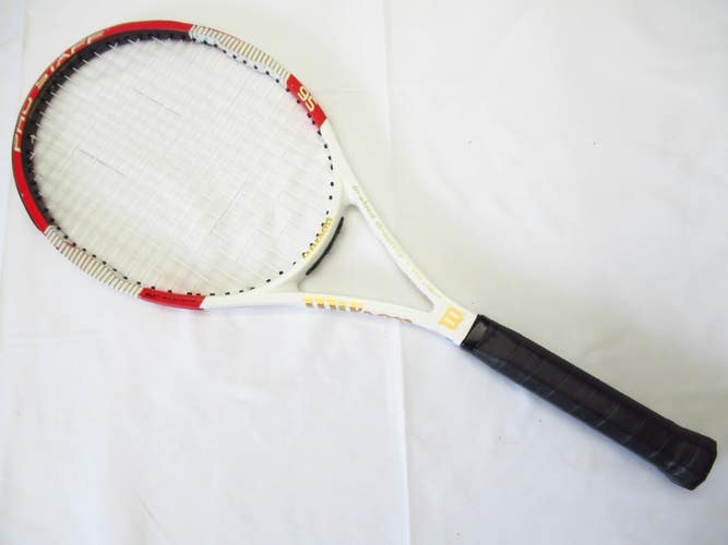 *USED* WILSON BLX PRO STAFF SIX ONE 95 TENNIS RACQUET (4 3/8) FROM A COLLECTOR