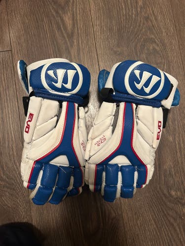 Warrior lacrosse gloves ! Large size 13
