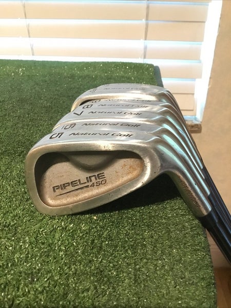 Natural Golf Pipeline 450 Irons Set(5-PW-GW-SW) 10 Multi Matched Graphite Shafts