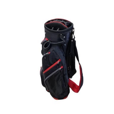 Used Powerbilt TPS Mens Cart Bag Black And Red 11760-S000078654