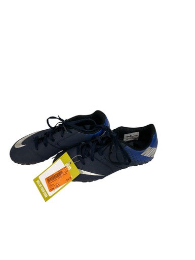 Used Nike Soccer Indoor Shoes Navy Blue Junior 03.5 11847-S000027659