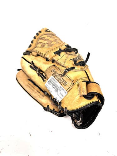 Used Mizuno POWER CLOSE BB/SB Glove LH Throw Brown 11 1/2" 11860-S000294237